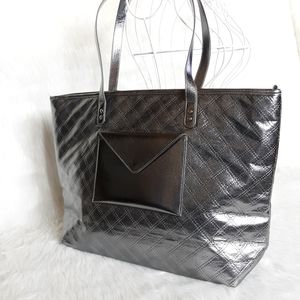 Bath & Body Works Metallic Gold Bronze Tote  Bag